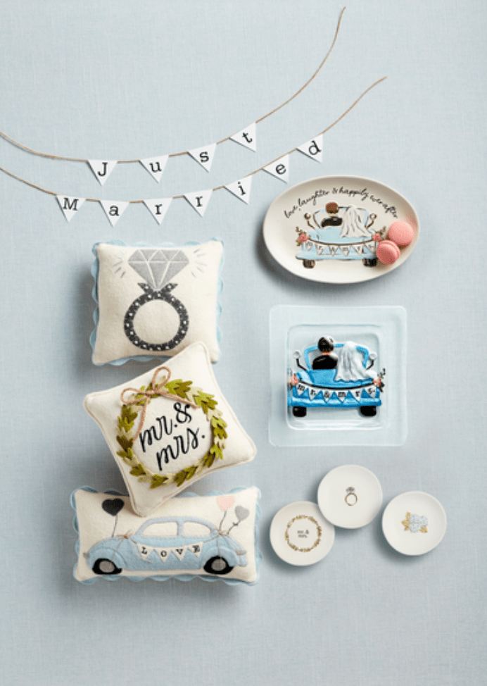 Ring Mini Wedding Felt Pillow - Veranda Cafe & Mercantile