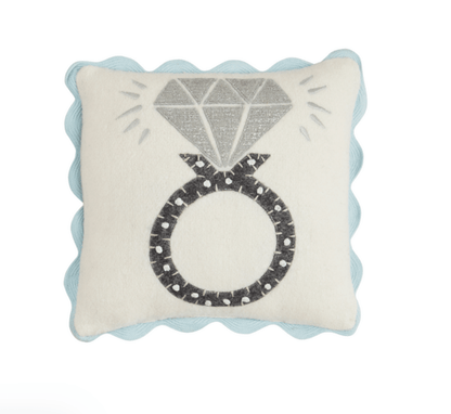 Ring Mini Wedding Felt Pillow - Veranda Cafe & Mercantile