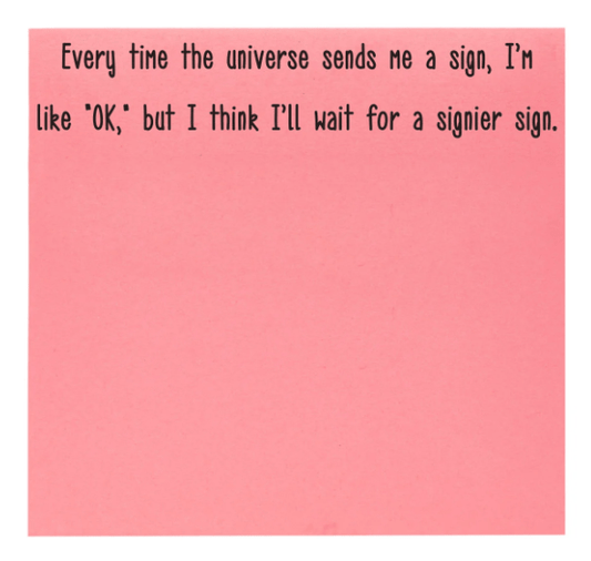 Signier Sign Sticky Notes - Veranda Cafe & Mercantile