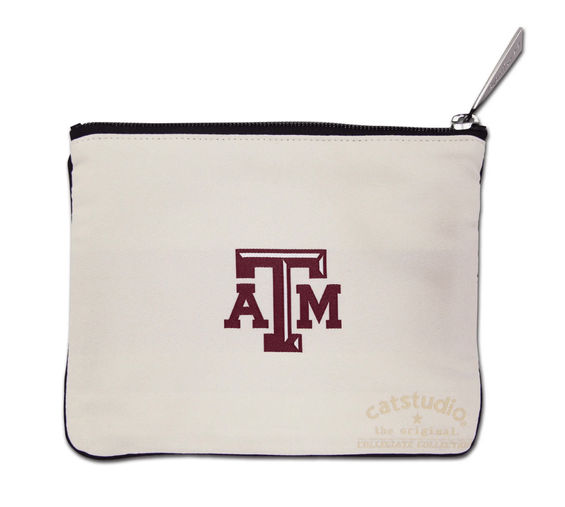 Texas A&M University Zip Pouch - Veranda Cafe & Mercantile