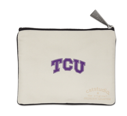 Texas Christian University (TCU) Zip Pouch - Veranda Cafe & Mercantile