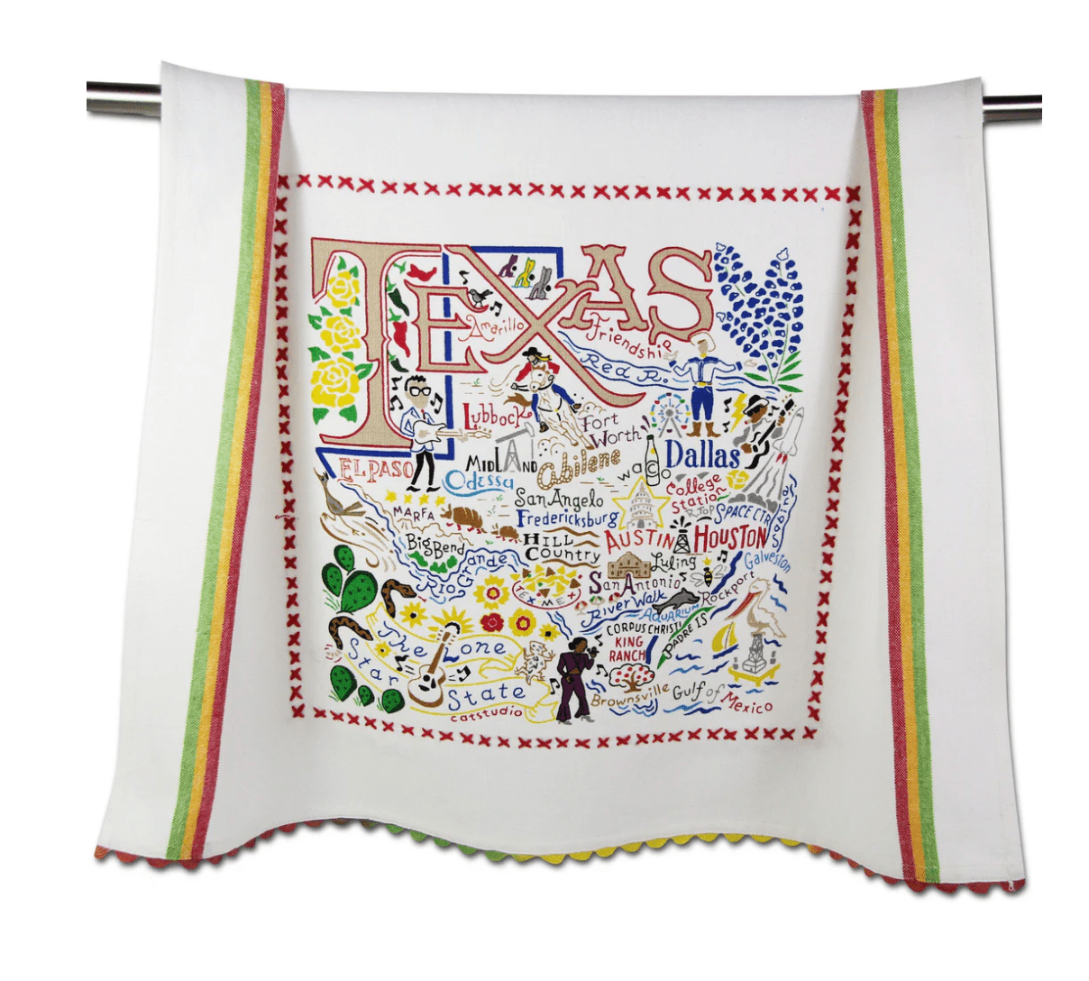 Texas Dish Towel - Veranda Cafe & Mercantile