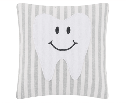 Tooth Fairy Embroidered Pillow Poly Filled - Veranda Cafe & Mercantile