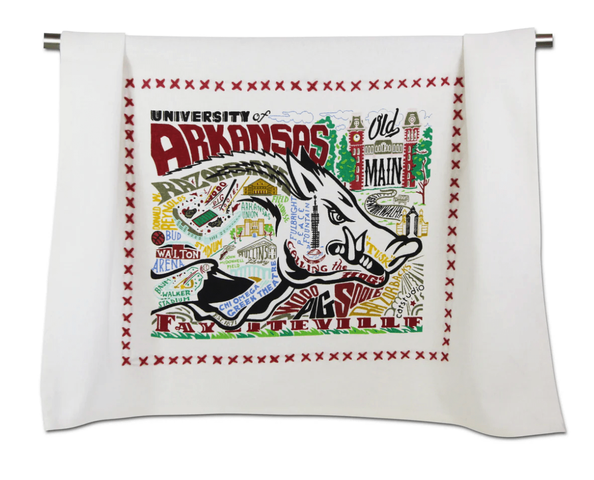 University of Arkansas Dish Towel - Veranda Cafe & Mercantile
