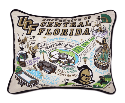 University of Central Florida Embroidered Pillow - Veranda Cafe & Mercantile