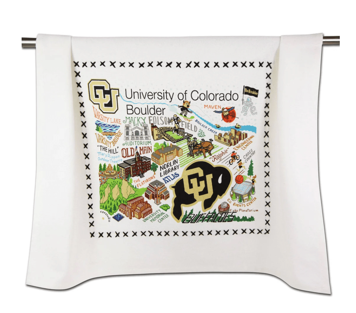 University of Colorado Boulder Dish Towel - Veranda Cafe & Mercantile