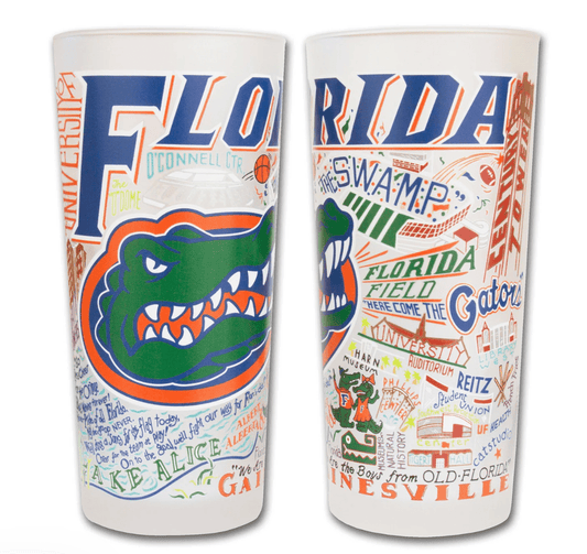 University of Florida Drinking Glass Set - Veranda Cafe & Mercantile