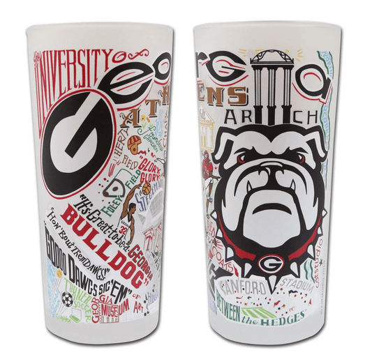 University of Georgia Drinking Glass Set - Veranda Cafe & Mercantile