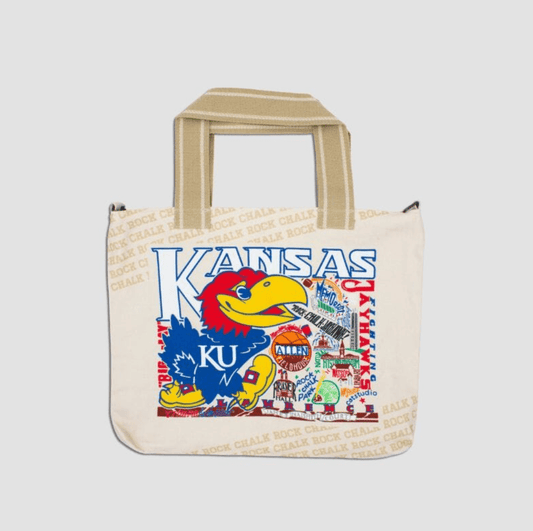 University of Kansas Collegiate Tote Bag - Veranda Cafe & Mercantile