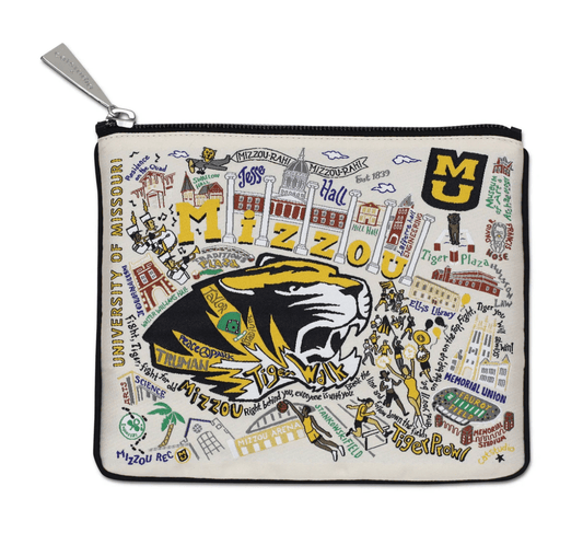 University of Missouri (Mizzou) Zip Pouch - Veranda Cafe & Mercantile