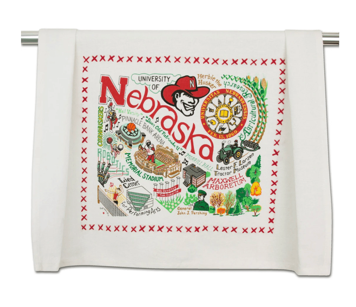 University of Nebraska Dish Towel - Veranda Cafe & Mercantile