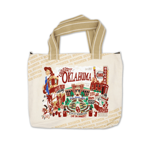 University of Oklahoma Collegiate Tote Bag - Veranda Cafe & Mercantile