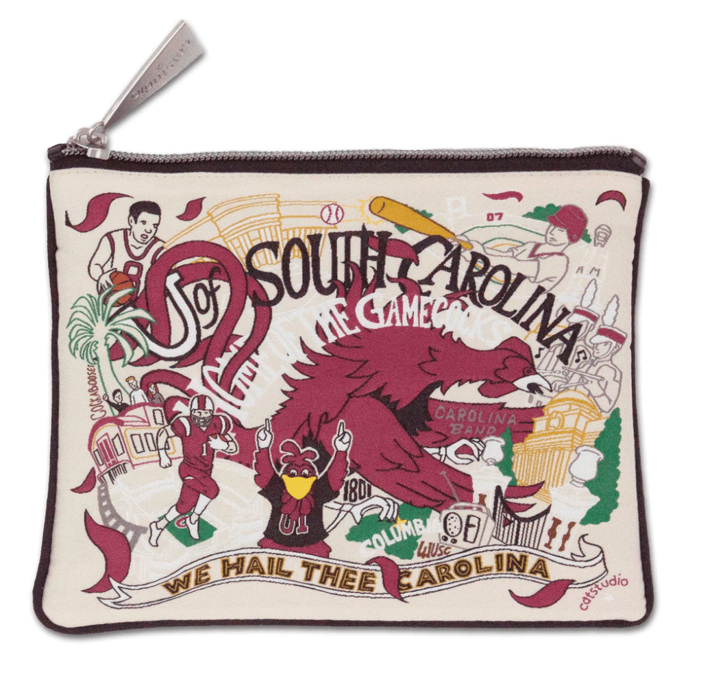 University of South Carolina Zip Pouch - Veranda Cafe & Mercantile