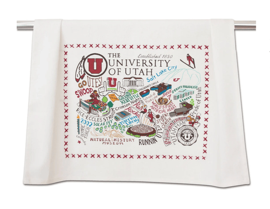 University of Utah Dish Towel - Veranda Cafe & Mercantile