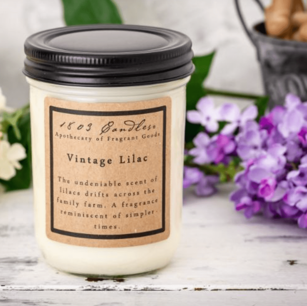 Vintage Lilac Candle - Veranda Cafe & Mercantile