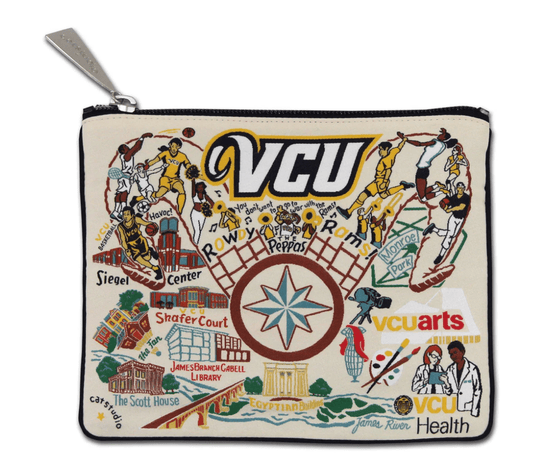 Virginia Commonwealth University (VCU) Zip Pouch - Veranda Cafe & Mercantile