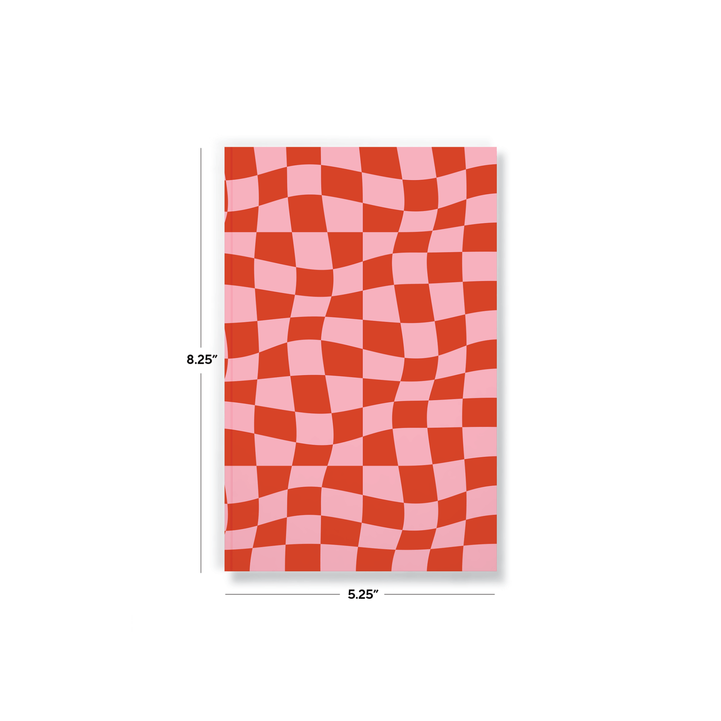 Wonky Checkers Classic Layflat Journal Notebook - Veranda Cafe & Mercantile