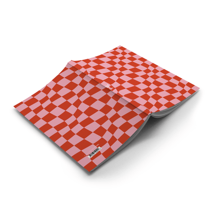 Wonky Checkers Classic Layflat Journal Notebook - Veranda Cafe & Mercantile